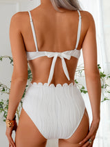 Litlookz Studio Scallop Trim Bikini Set, view 3