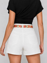 Litlookz Studio Scarf Belted Shorts, view 2