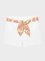 Litlookz Studio Scarf Belted Shorts, view 3