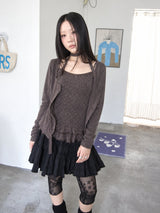 Litlookz Studio Scarf Detail Cardigan Top, view 6