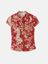 Litlookz Studio Shanghai Bloom Blouse, view 4