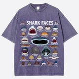 Litlookz Studio Shark Faces Tee, view 2