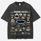 Litlookz Studio Shark Faces Tee, view 3