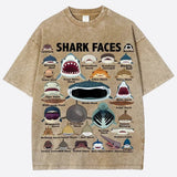 Litlookz Studio Shark Faces Tee, view 6