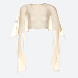 Litlookz Studio Sheer Backless Crop Top, view 4