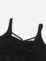 Litlookz Studio Sheer Bodice Mini Dress, view 5