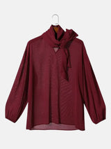 Litlookz Studio Sheer Bow Shirt, view 3
