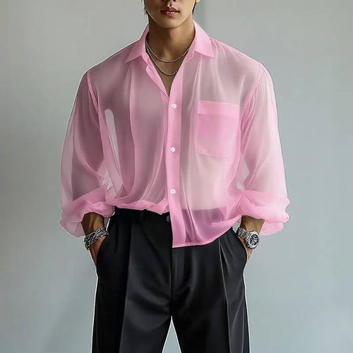 Litlookz Studio Sheer Button Shirt