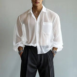 Litlookz Studio Sheer Button Shirt, view 5
