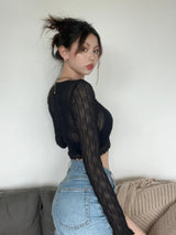 Litlookz Studio Sheer Crop Top, view 2