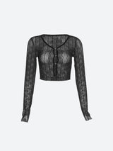 Litlookz Studio Sheer Crop Top, view 4