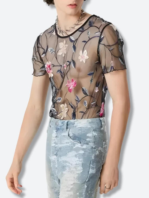 Litlookz Studio Sheer Floral Top