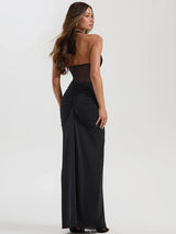 Litlookz Studio Sheer Halter Maxi Dress, view 2
