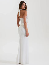 Litlookz Studio Sheer Halter Maxi Dress, view 4