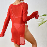 Litlookz Studio Sheer Knit Beach Cover Up, view 6