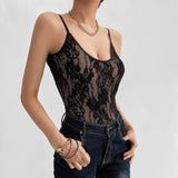 Litlookz Studio Sheer Lace Bodysuit, view 2