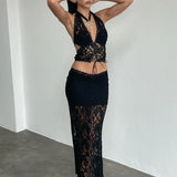 Litlookz Studio Sheer Lace Two Piece Set, view 4