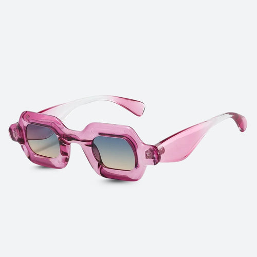Litlookz Studio Sheer Rectangle Sunglasses