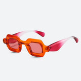 Litlookz Studio Sheer Rectangle Sunglasses, view 4