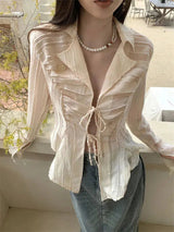 Litlookz Studio Sheer Shirt, view 3
