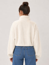 Litlookz Studio Sherpa Quarter Zip Sweatshirt, view 2