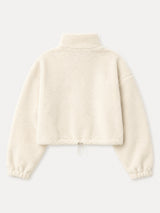 Litlookz Studio Sherpa Quarter Zip Sweatshirt, view 4
