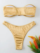 Litlookz Studio Shiny Bikini Set, view 4