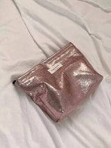 Litlookz Studio Shiny Metallic Makeup Bag, view 4