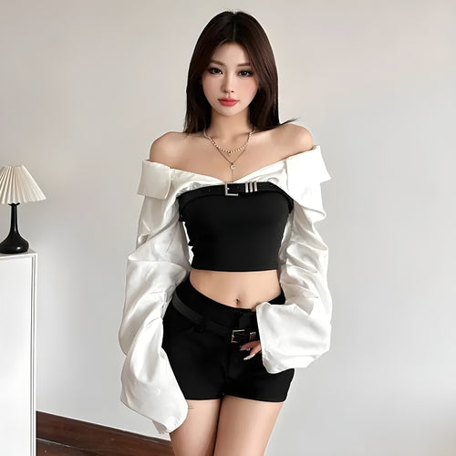 Litlookz Studio Shirt Corset Top
