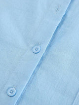Litlookz Studio Shirt & Pants Blue Two Piece Set, view 6