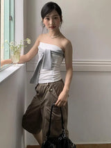 Litlookz Studio Shirt Tie Top, view 5