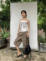 Litlookz Studio Shirt Tie Top, view 6