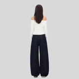Litlookz Studio Side Stripe Wide Jeans, view 4