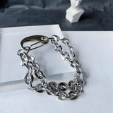 Litlookz Studio Silver Chain Bracelet, view 4