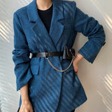 Litlookz Studio Single Button Blazer, view 3