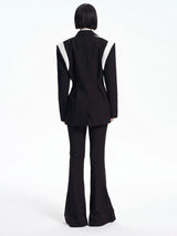 Litlookz Studio Single Button Color Block Blazer, view 4