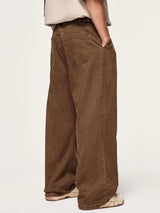 Litlookz Studio Skater Wide Leg Denim Jeans, view 3