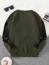 Litlookz Studio Skeleton Pullover Sweater, view 6