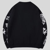 Litlookz Studio Skull Sweater, view 2