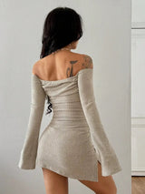Litlookz Studio Sleek Mood Mini Dress, view 2