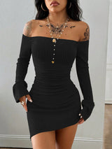 Litlookz Studio Sleek Mood Mini Dress, view 4