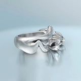 Litlookz Studio Sleeping Cat Ring, view 3