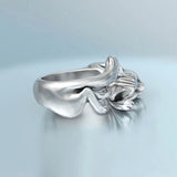 Litlookz Studio Sleeping Cat Ring, view 4