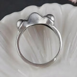 Litlookz Studio Sleeping Frog Ring, view 3