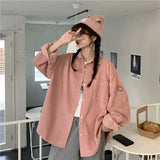 Litlookz Studio Smiley Embroidered Corduroy Shirt, view 5