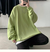 Litlookz Studio Soft Boy Basic Oversized Sweatshirt, view 5