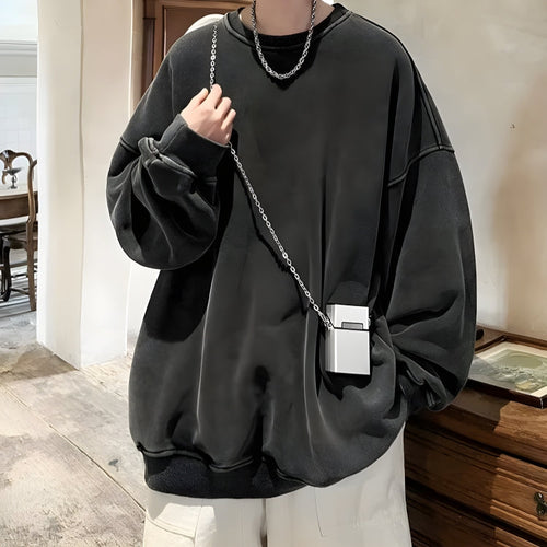 Litlookz Studio Soft Boy Casual Oversized Sweatshirt