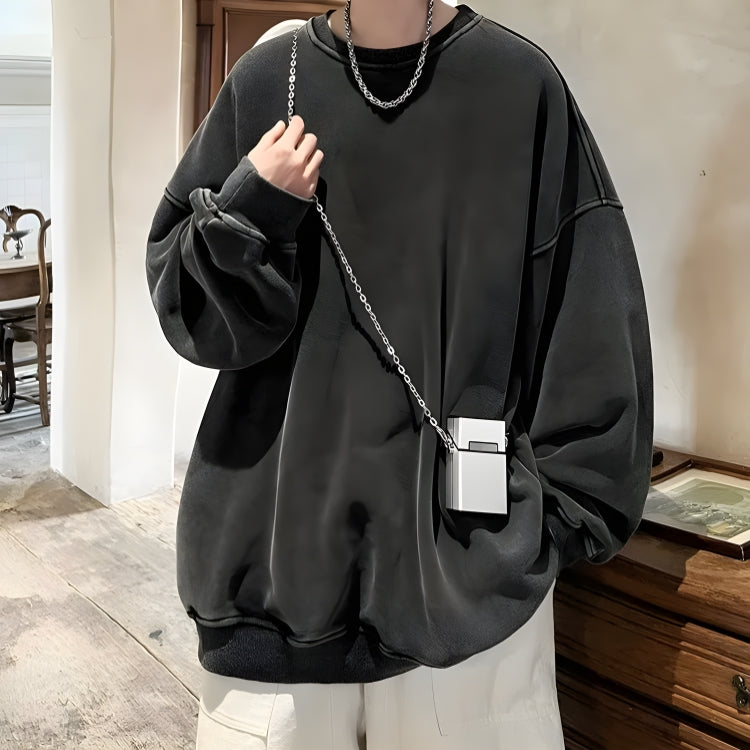 Litlookz Studio Soft Boy Casual Oversized Sweatshirt
