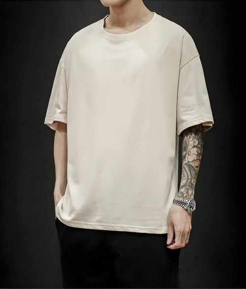 Litlookz Studio Soft Boy Crew Neck Basic Tee