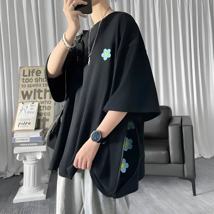 Litlookz Studio Soft Boy Daisy Oversize Tee
